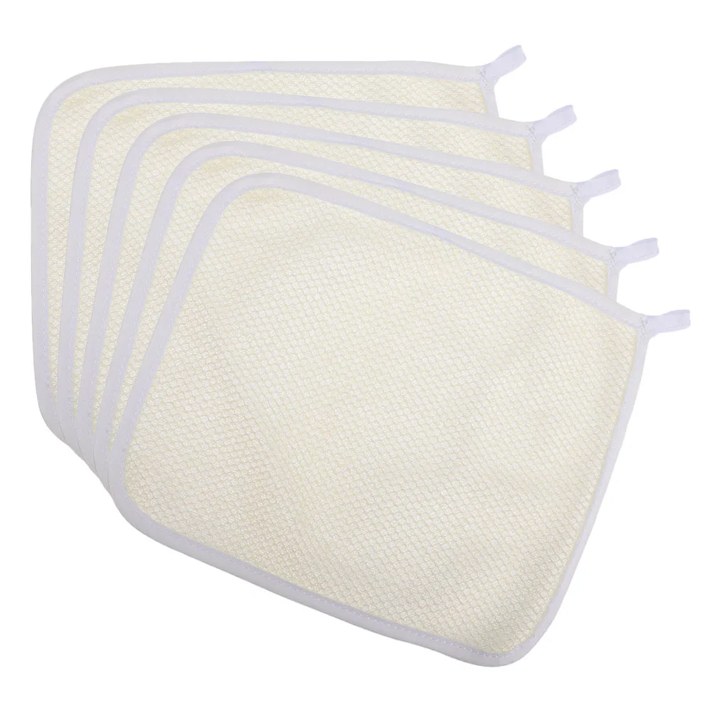 

Bath Tub Scrubber Bath Towel Face Back Scrubbers Exfoliating Washclothes Wipes Towels Shower Bathing Foaming Meshes