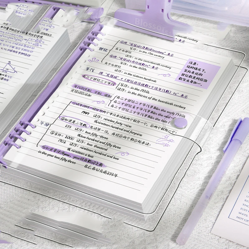 

Прозрачные блокноты из ПВХ JS-2025091504 А5