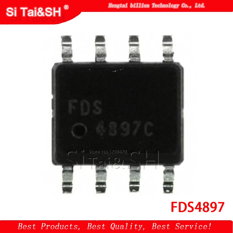 

10 шт./лот FDS4897C FDS4897 4897C чип питания ЖК SOP-8
