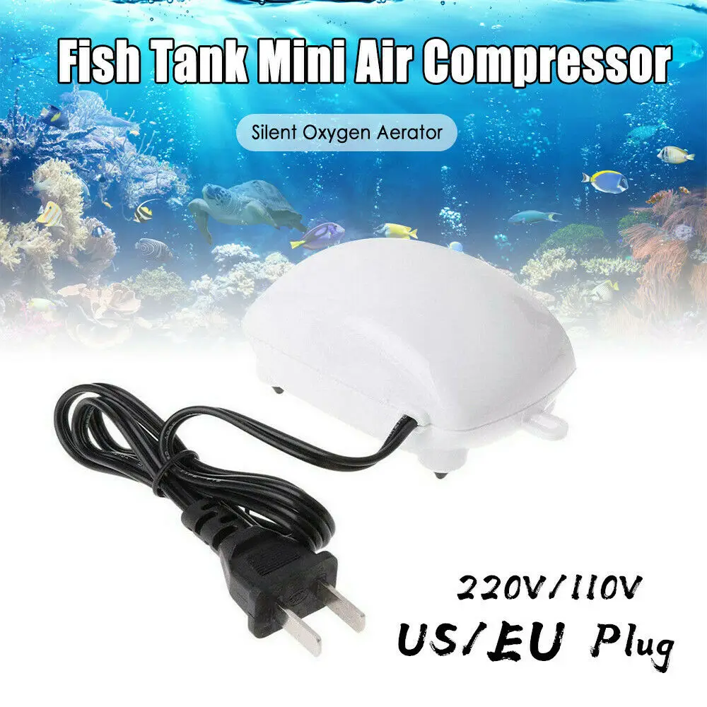 Air Bubble Disk Stone Aerator Aquarium Fish Tank Pond Pump Hydroponic Oxygen | Pumps & Accessories