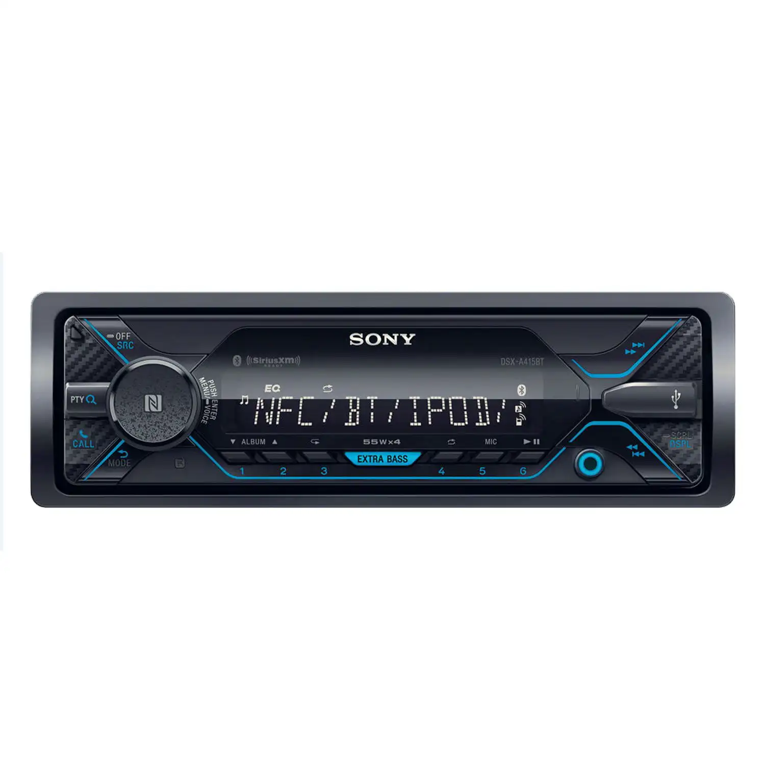 

DSX-A415BT Digital Media Audio Car In-Dash Receiver with Bluetooth and Satellite Radio