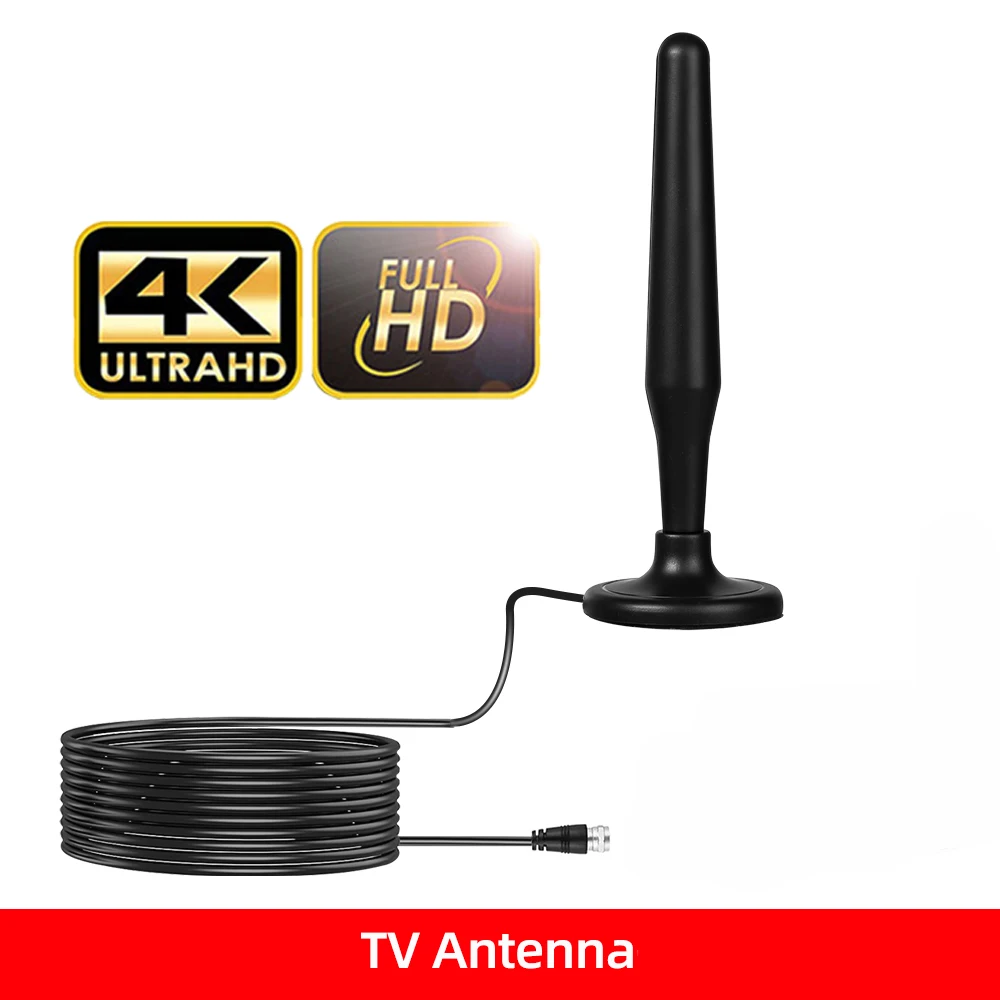 

Цифровая стандартная ТВ-антенна с усилителем, спутниковый приемник, антенна на расстояния 8 к, 3000 миль, ТВ-антенна smart TV для помещений