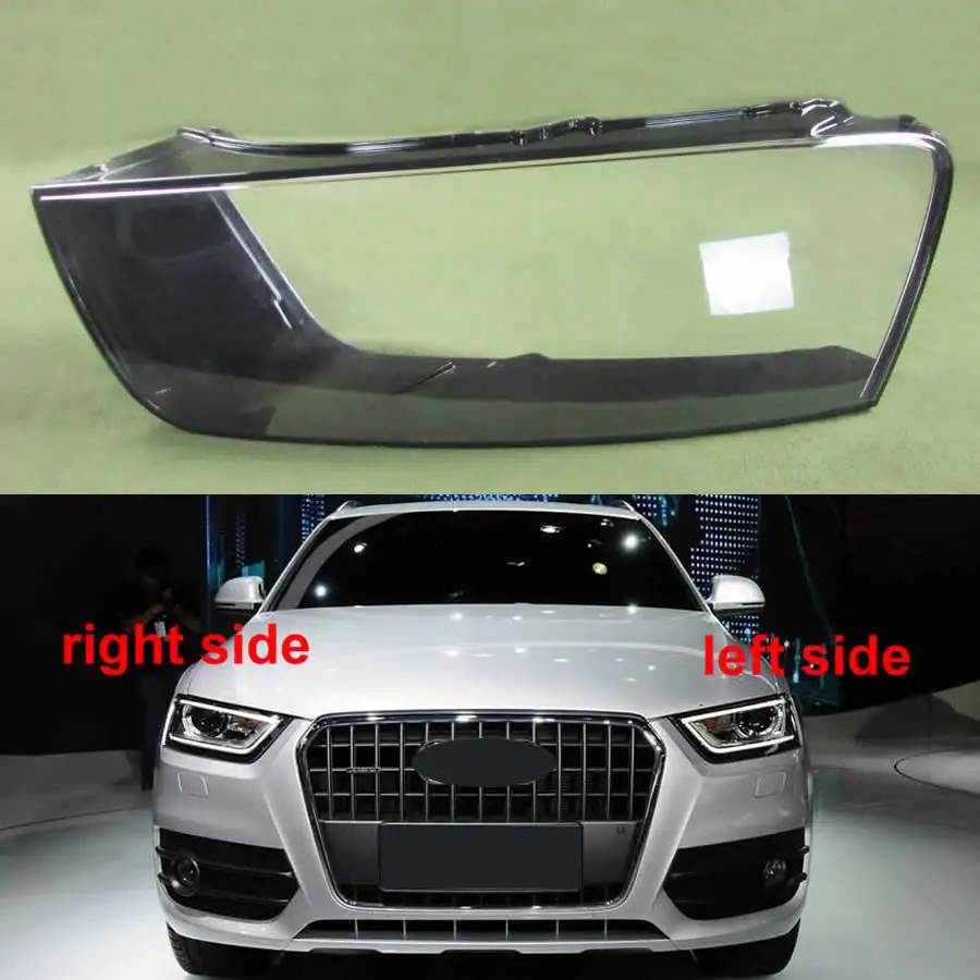 

For Audi Q3 2016 2017 2018 Headlamp Cover Transparent Shade Lamp Headlight Shell Lens Plexiglass Auto Replacement Parts