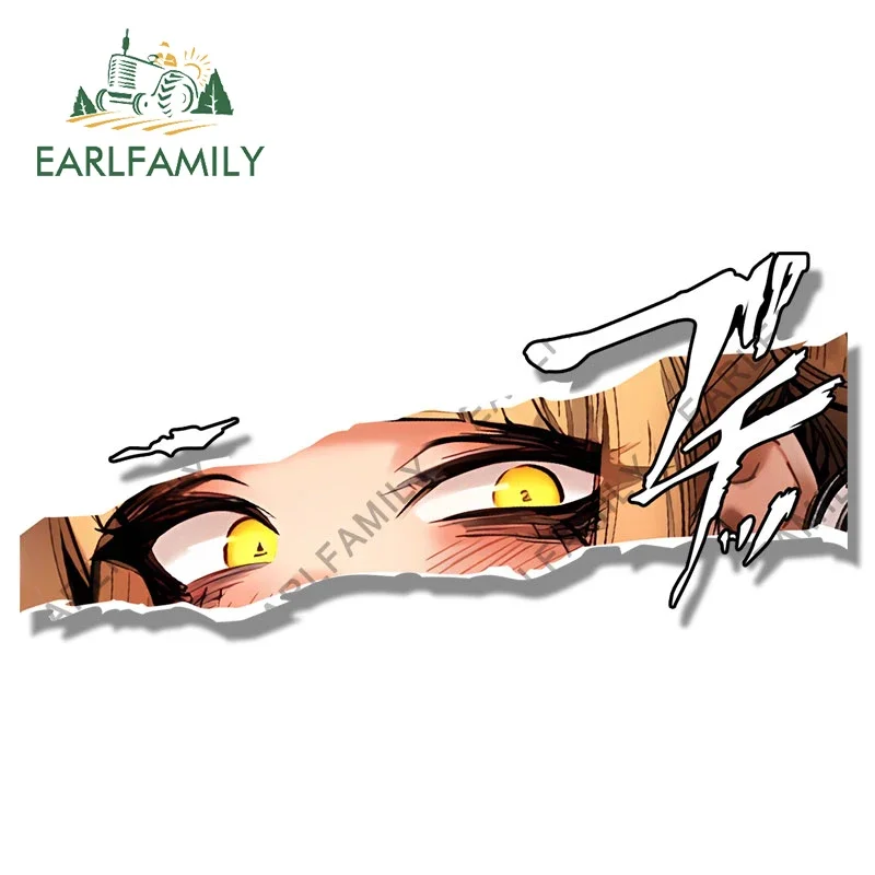 

EARLFAMILY 13 см для оформления заднего вида, аниме, автомобильные наклейки, RV JDM VAN, виниловые персональные водонепроницаемые наклейки для ноутбука