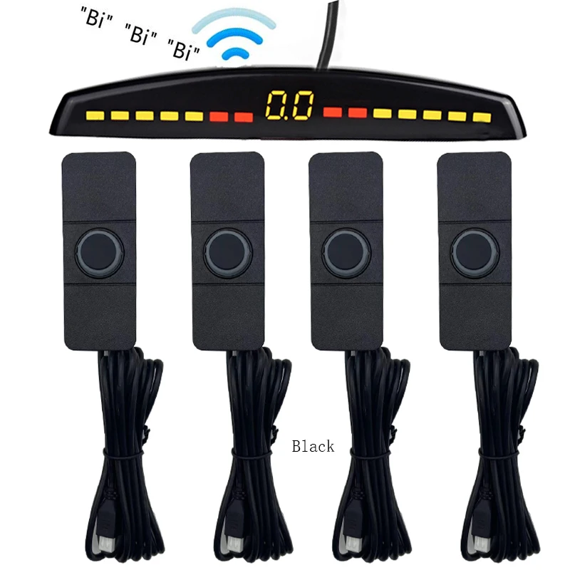 

Автомобильный парктроник с двойным процессором, диаметром 13 мм, с 4 датчиками