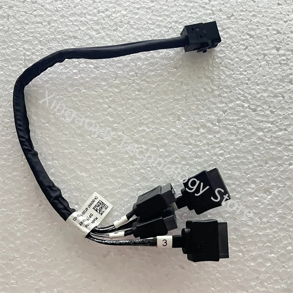 Оригинальный диск для Dell T5820 T7820 Mini SAS SFF-8643 4 SATA 7pin HDD Sabit Disk Sunucusu Raid Kablosu K0WKF 0K0WKF 100%