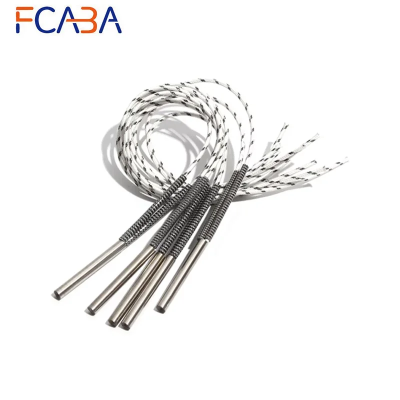 5 шт. 6 мм 98 ~ 115 мм 316SUS нагреватель картриджа 110 В/220 В/380 В нагревательная трубка с одной головкой 240 Вт/250 Вт/260 Вт/270 Вт/280 Вт