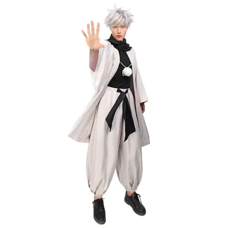 Фото KL2 Dazcos Toji Fushiguro Косплей Костюм Эластичный Топ Брюки Наряд Для Взрослых Унисекс Топ С Короткими Рукавами Брюки Костюм Хэллоуин Unifo2 & jN №2