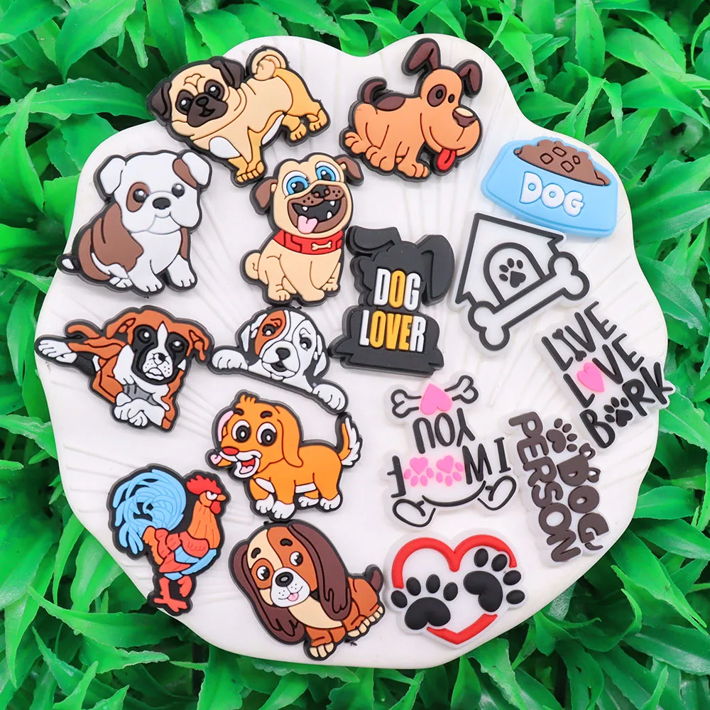 

50PCS PVC Dog Lover Cute Dogs Fridge Magnetic Sticker Suitable Fit Office Magnets Animals Home Refrigerator Decoration