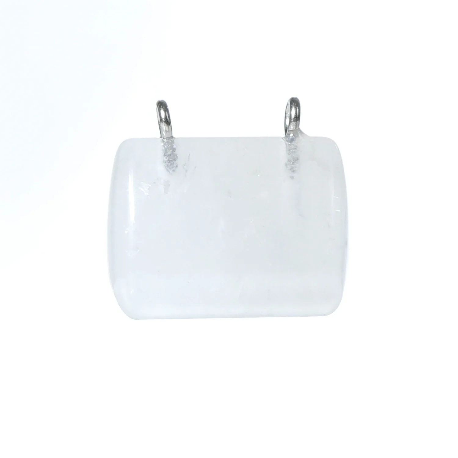 12pcs Natural Stone Mini Bag Pendant Amethyst Rose Quartz Crystal Security Slot Charms Women Jewelry Gift