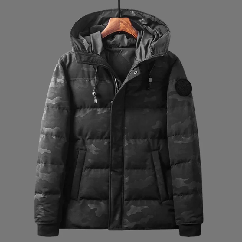 Winter Men's jacket Thicken Camouflage Parkas Cotton-padded Hooded Jackets Warm Military Tactical Windbreak Jacket  high quality