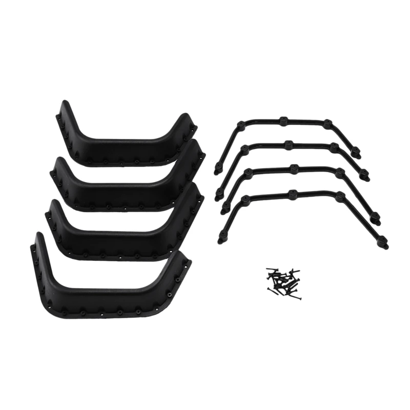 

Черный брызговик на гусеничном ходу 1:10, кузов на гусеничном ходу на радиоуправлении для Axial SCX10, для Gelande II, D90, D110, детали кузова, радиоуправля...