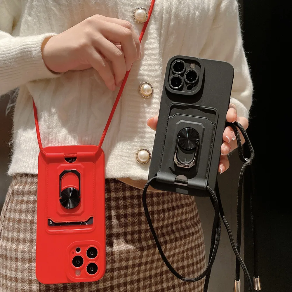 

Роскошный чехол-кошелек с магнитным кольцом-держателем для карт для Xiaomi Redmi Note 10 9 Pro Max 10S 9S 9T Mi POCO X3 F3 11T, чехол