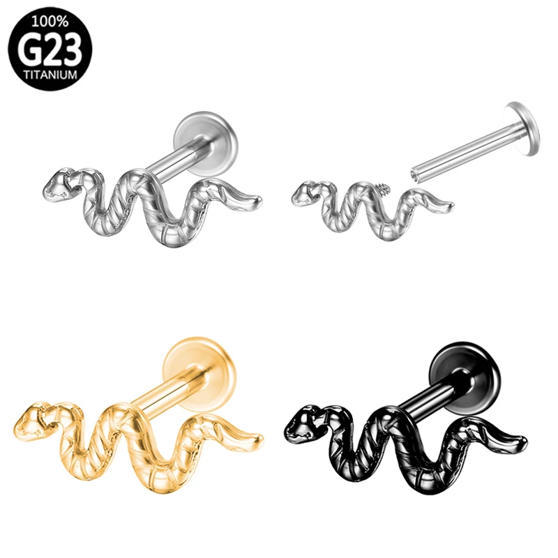 

Diaphragm Titanium Clicker Tragus Cartilage Hinge segment Lip Bar Sexy industrial septum Internal Charming Earrings Body Jewelry