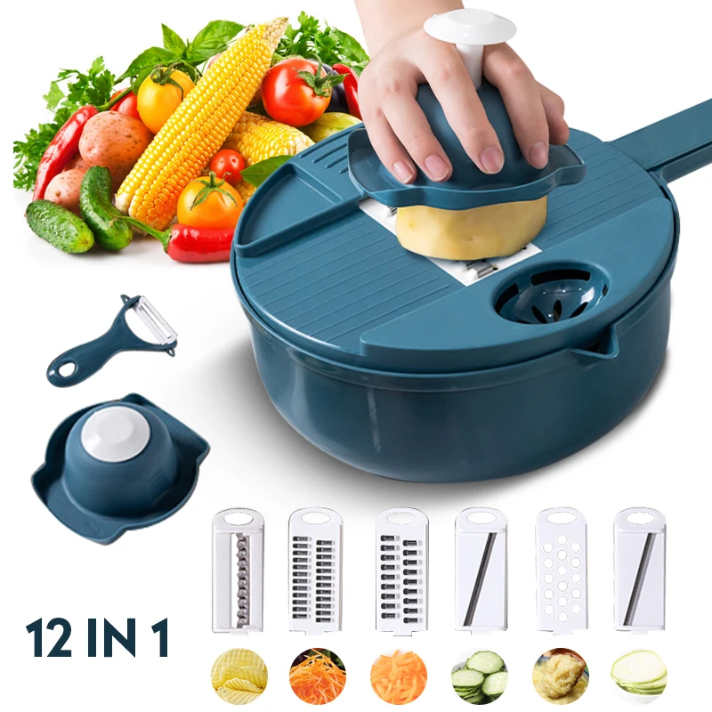 

Salad Shredder Cutter Potato Multifunction Vegetable Cooking Carrot Slicer 1 Utensils Set 12 In Chopper Tools Kitchen Manual