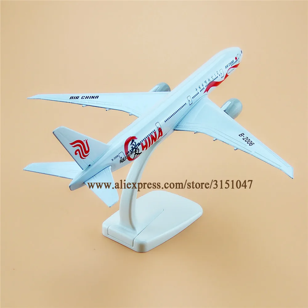 Модель самолета из металлического сплава для авиакомпании China Airlines модель 20 см с