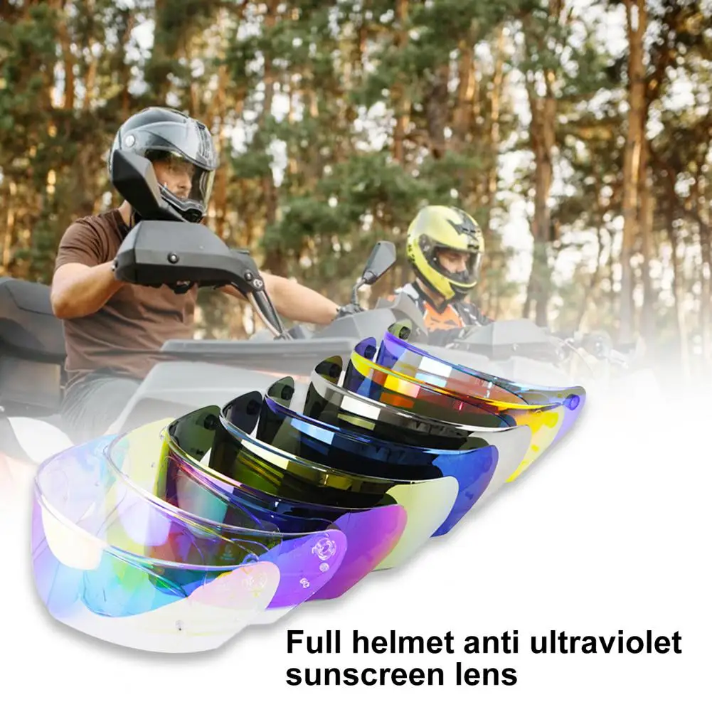 

Universal Helmet Faceshield Practical Waterproof Full Face Motorbike Helmet Lens Specular Gloss