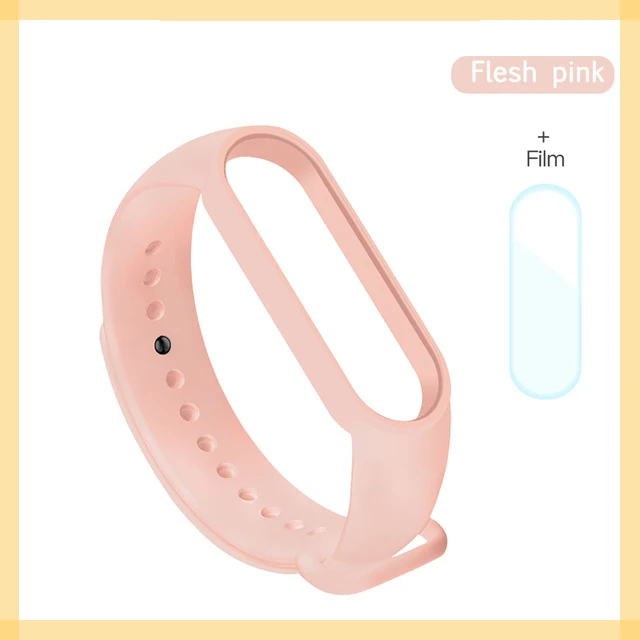 

For Xiaomi Mi Band 6 5 4 Smart watch Strap Miband 5 6 Bracelet Replacement Wrist Color TPU Strap For Xiaomi Band 3 4 5 6