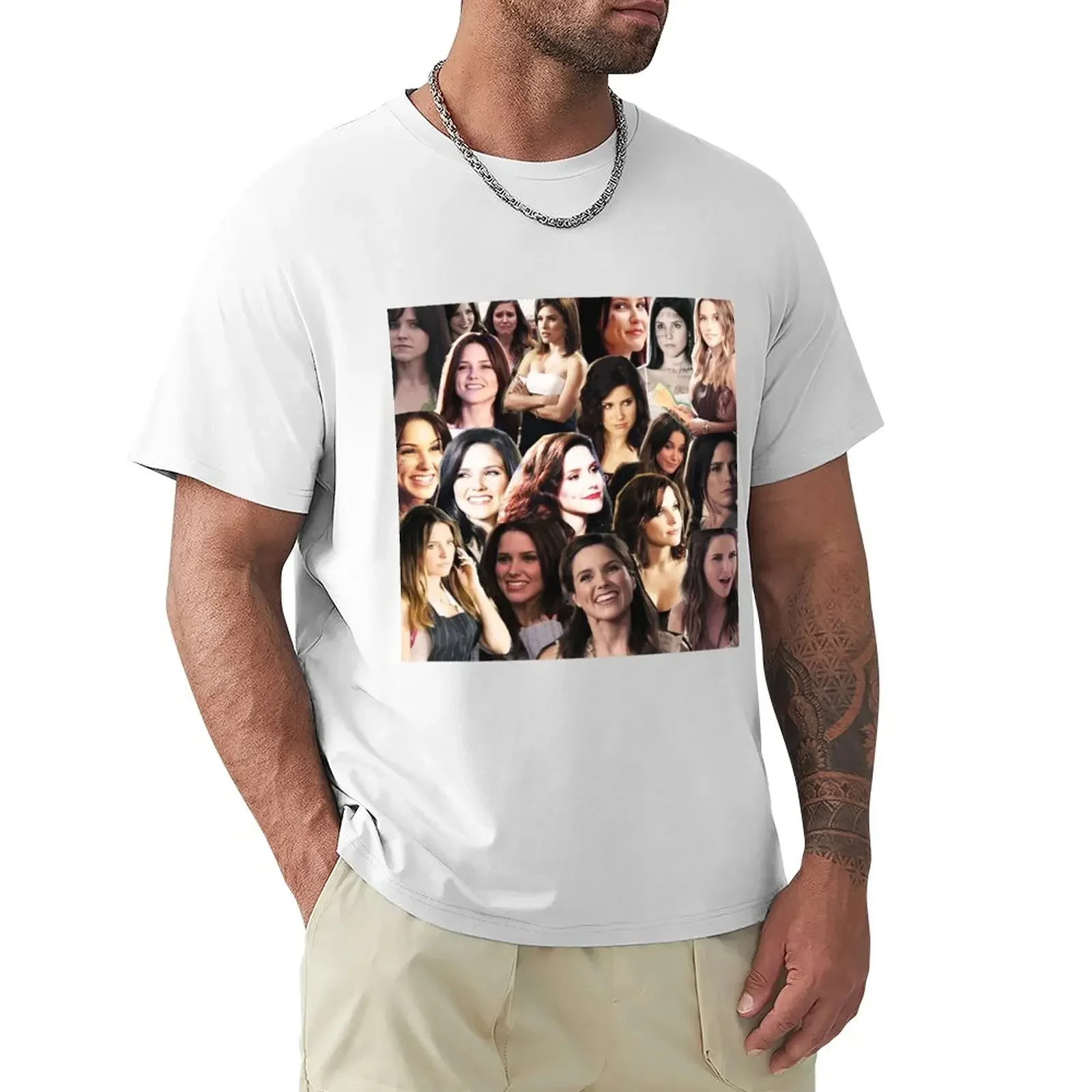 Новинка модные тяжелые летние винтажные топы с круглым вырезом коллажем в стиле