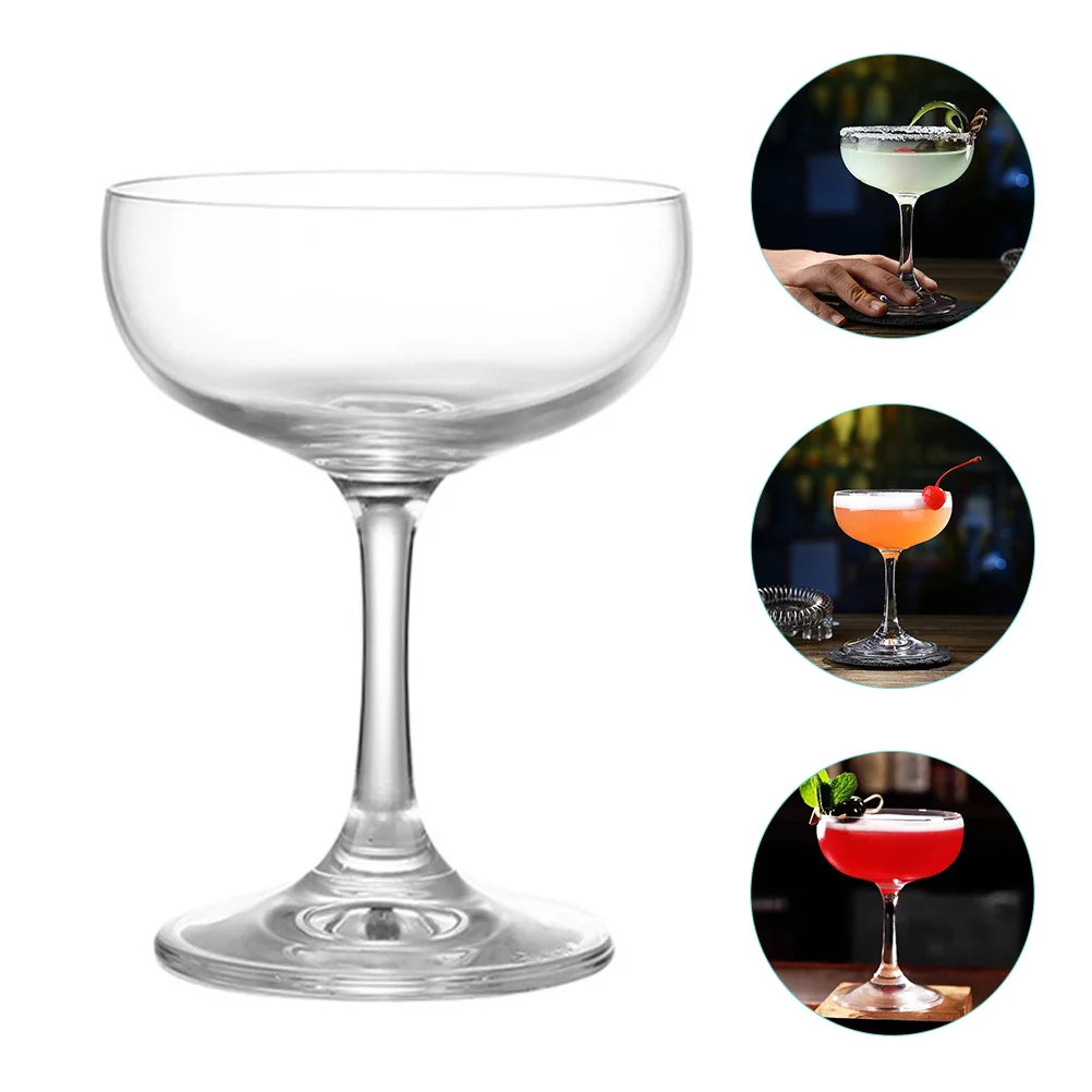 

Glassesglass Cocktail Cup Champagne Coupe Goblet Martini Crystal Glassware Drinking Red Bar Holder Flutesset Vintage Sets White