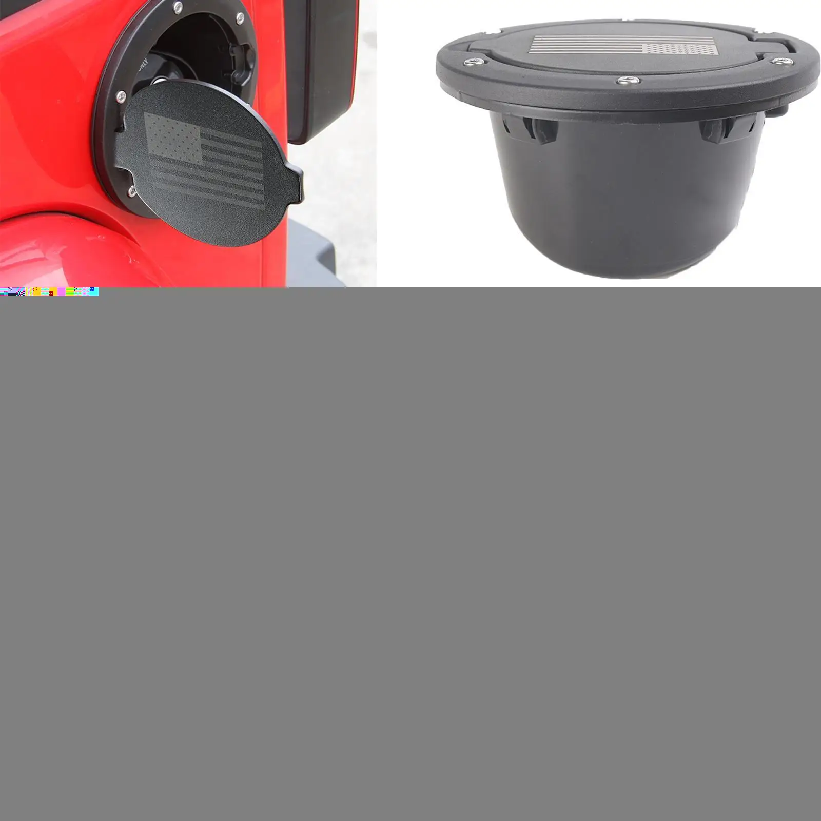 

Gas Cover Fuel Filler Door Fuel Cover For Jl 2018+ & Unlimited U7d3