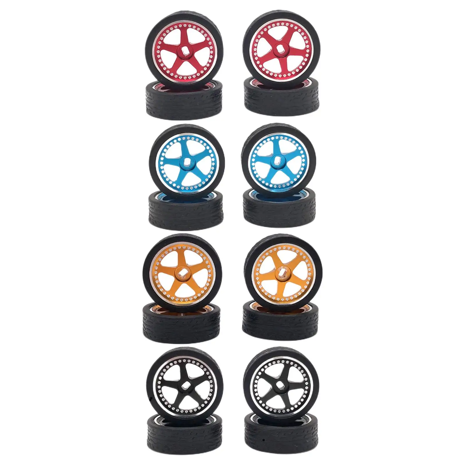 

4 Pieces RC Car Rubber Tyre Set Replacements for K969 K989 Crawler