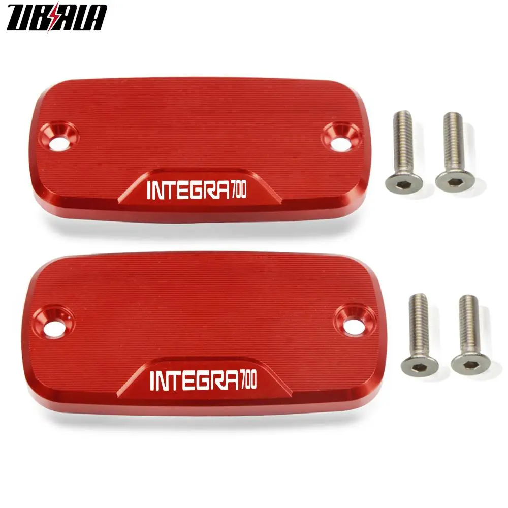 

Motorcycle accessories Aluminum Front brake Fluid Tank Reservoir Cover oil Cap For Honda Integra700 Integra 700 2012 2013