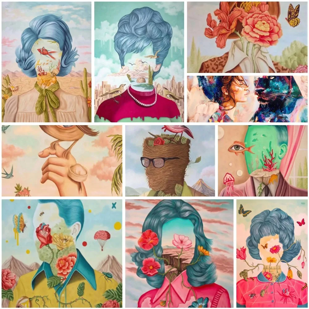 

Набор для рисования по номерам на холсте «сделай сам»