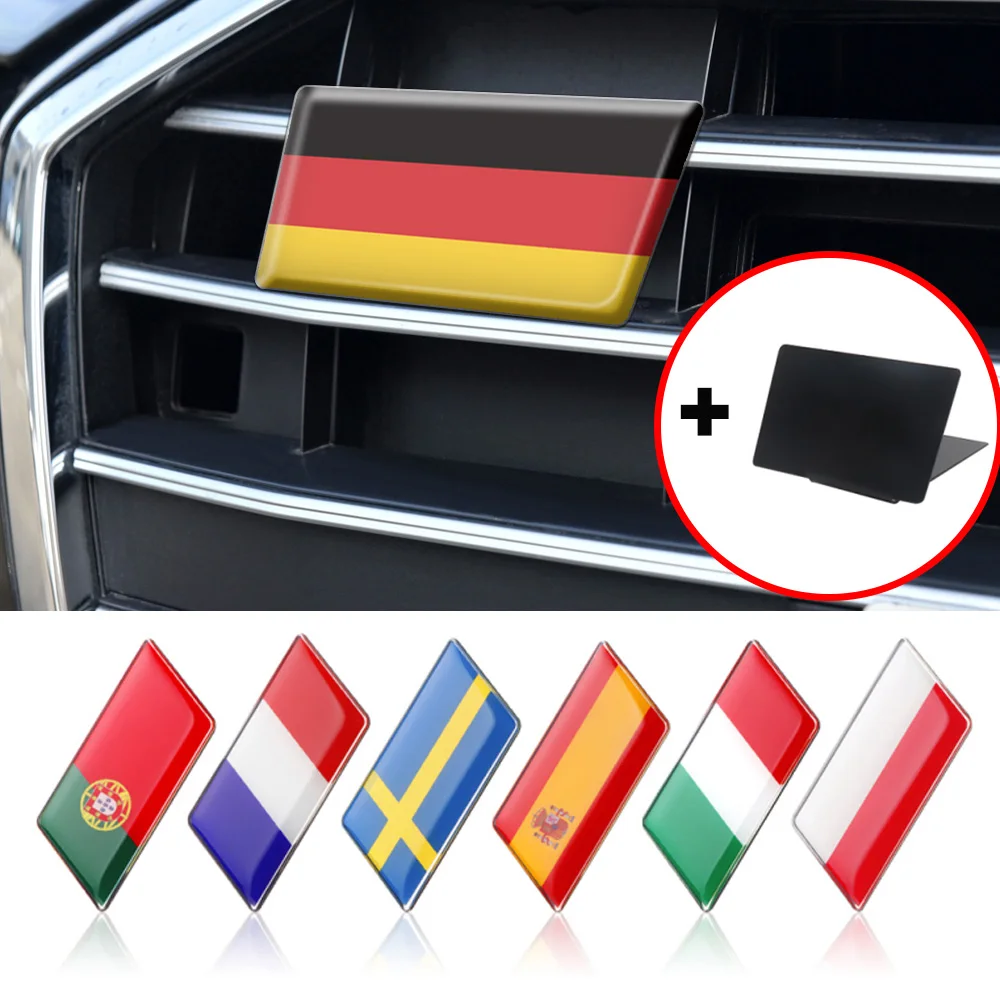 

Car Sweden Ukraine Germany Russia France Australia Greece Chile USA Nation Badge Flag Fender Side Decor Sticker Auto Accessories