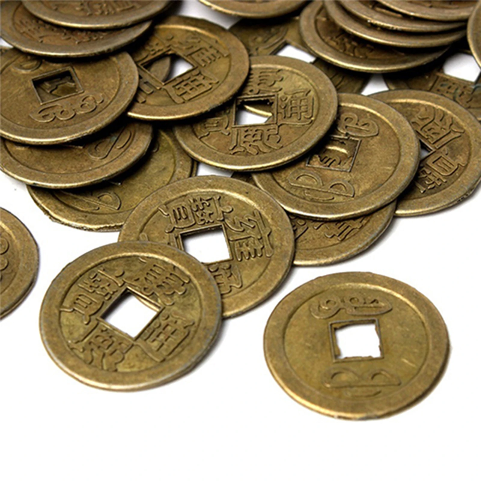 10 шт. китайские монеты фэн-шуй с отверстиями