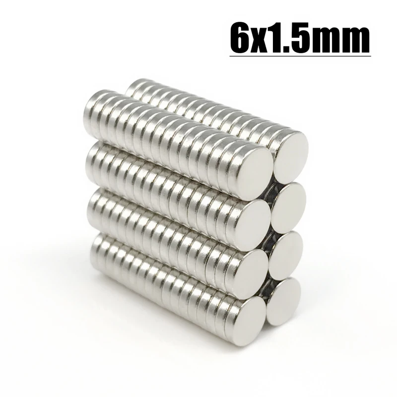 Неодимовый магнит 6x1 5 мм 10-10000 шт
