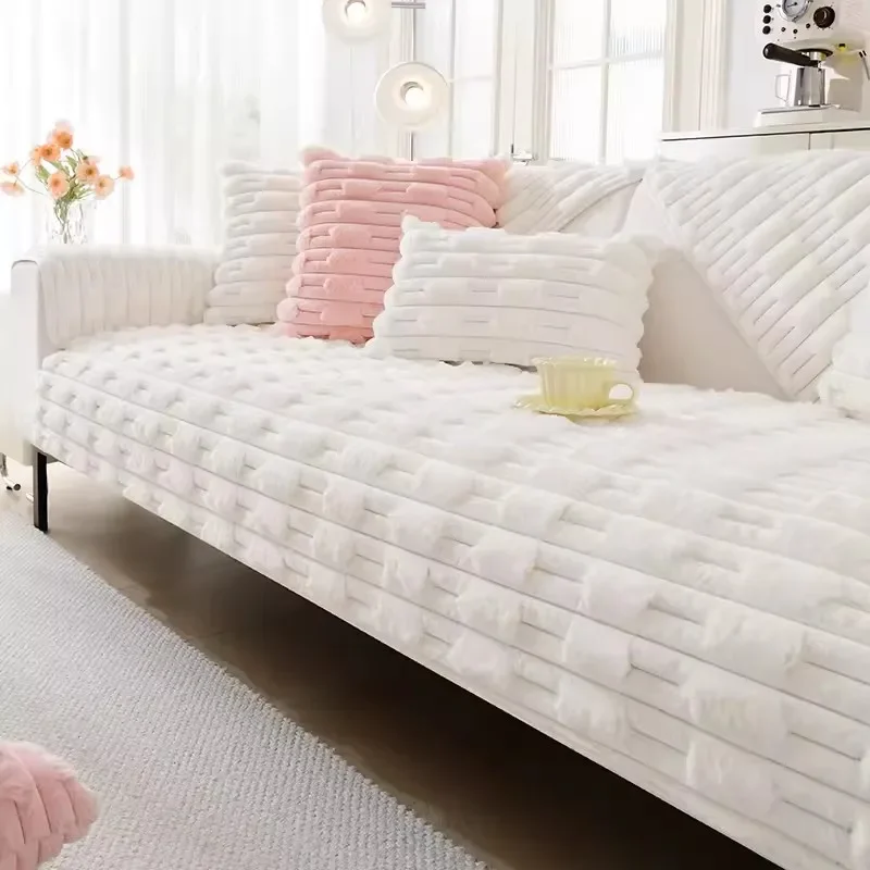 

Утолщенная мягкая диванная подушка для гостиной, пылезащитный универсальный чехол для дивана, зима-осень, теплое полотенце для дивана, защита мебели, для дома