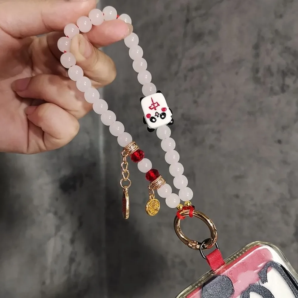 Короткий ремешок для мобильного телефона - китайская шикарная цепочка с пандой