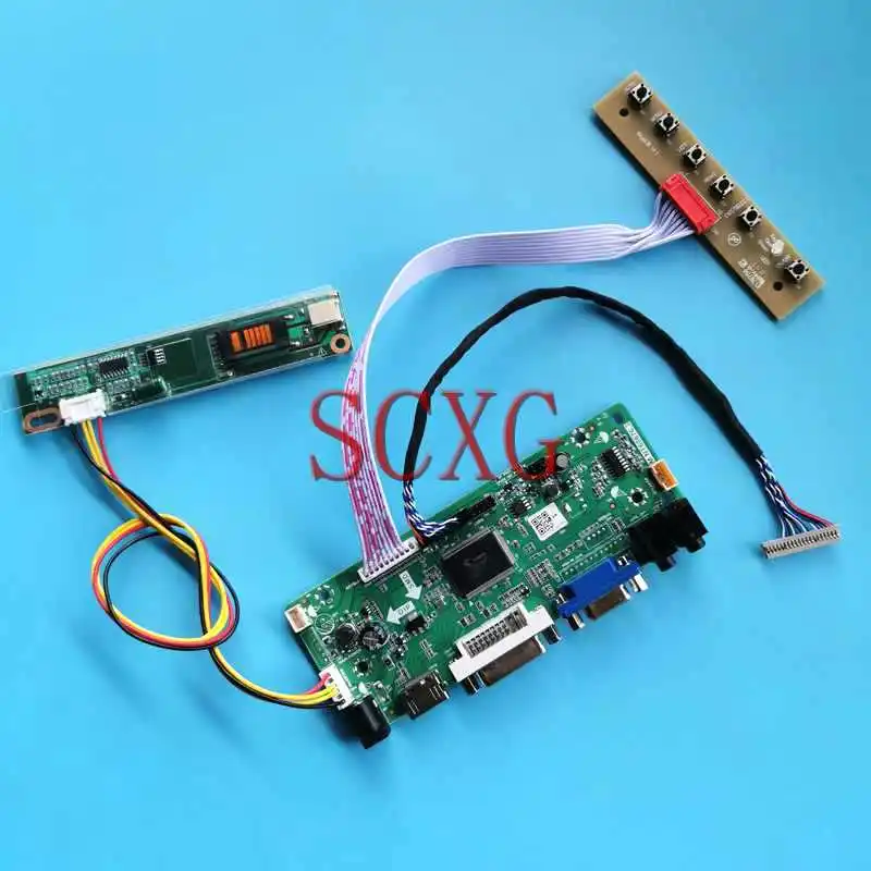 

For HV121WX4 LP121WX1 LTD121EXVV Laptop Display Controller Board LVDS 20 Pin 1280*800 1-CCFL HDMI-Compatible VGA DVI 12.1" Kit