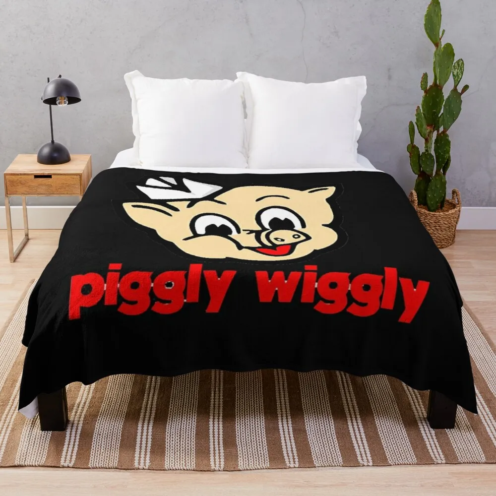 

Классическая футболка Piggly Wiggly, набивное одеяло