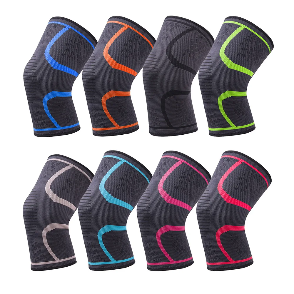 

1pcs Sports Knee Pads Men's and Women's Badminton Running Fitness Outdoor Nylon Breathable Knee Pads Mountaineering Accessories