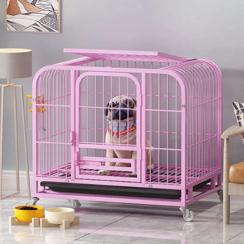 Dog Cage Large Dogs With Toilet Domestic Pet Cat And Dog Crate Villa Indoor Medium Dog Golden Retriever Labrador Dog House