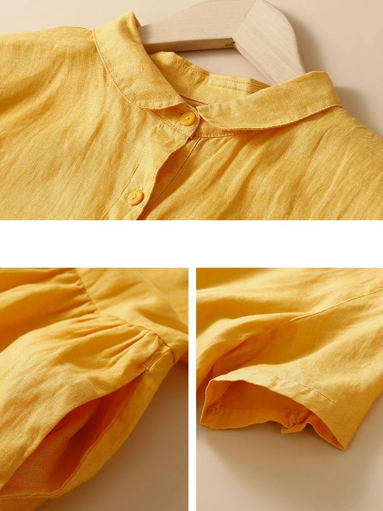 Женское летнее однотонное Повседневное платье-пуловер с коротким рукавом