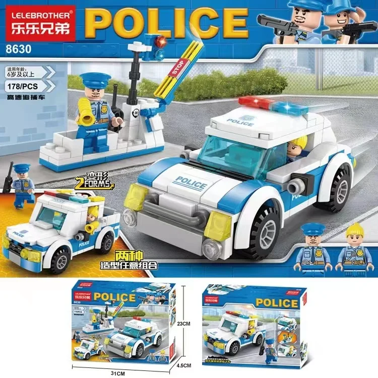 

Lele Brothers, совместимый с Nagao, маленькие гранулы 8630, высокоскоростная Гоночная машина для мальчиков, сборная головоломка, игрушки