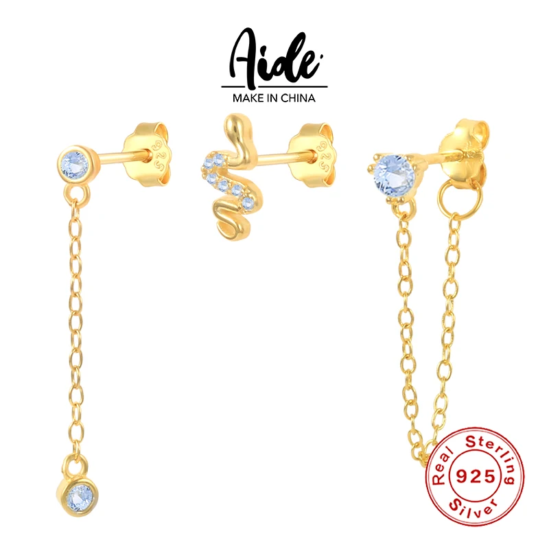 

Женские серьги-гвоздики из серебра 925 пробы в виде змеи