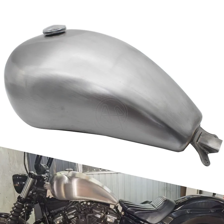 Мотоцикл 18 л 4 75 галлонов топливный бак для газа инъекция винтажный Harley Softail break