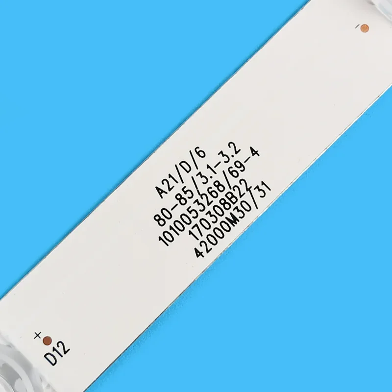 Новинка 5 шт./лот 854 мм 10 светодиодов 3 в для ЖК-телевизора 43 дюйма LED43D10-03А LED43D10-03B