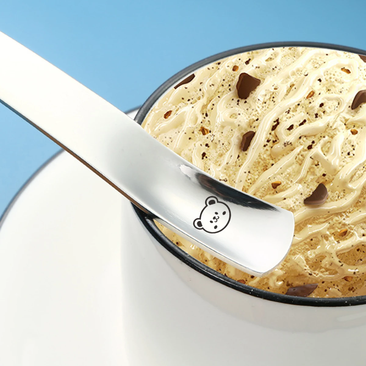 WORTHBUY Десертная Ложка Из Нержавеющей Стали 304 Кухонные Принадлежности Для