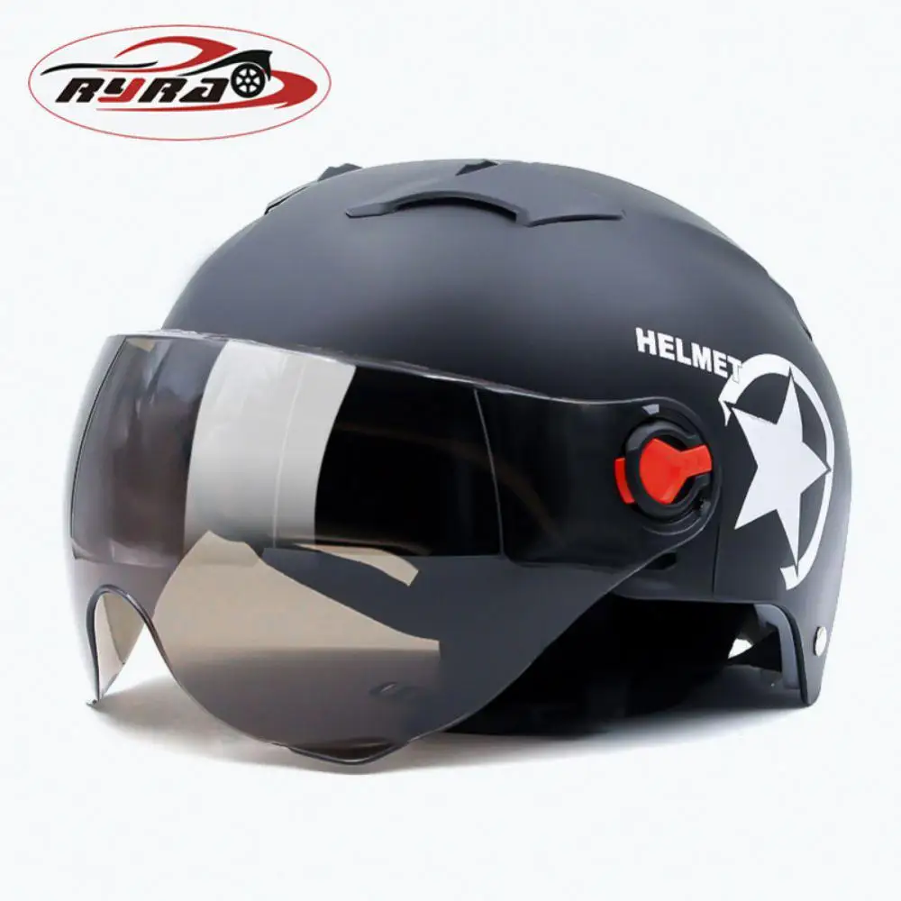 

Шлемы для мотоциклов с открытым двойным стеклом, прочные амортизирующие универсальные дышащие автомобильные аксессуары, шлем для лица