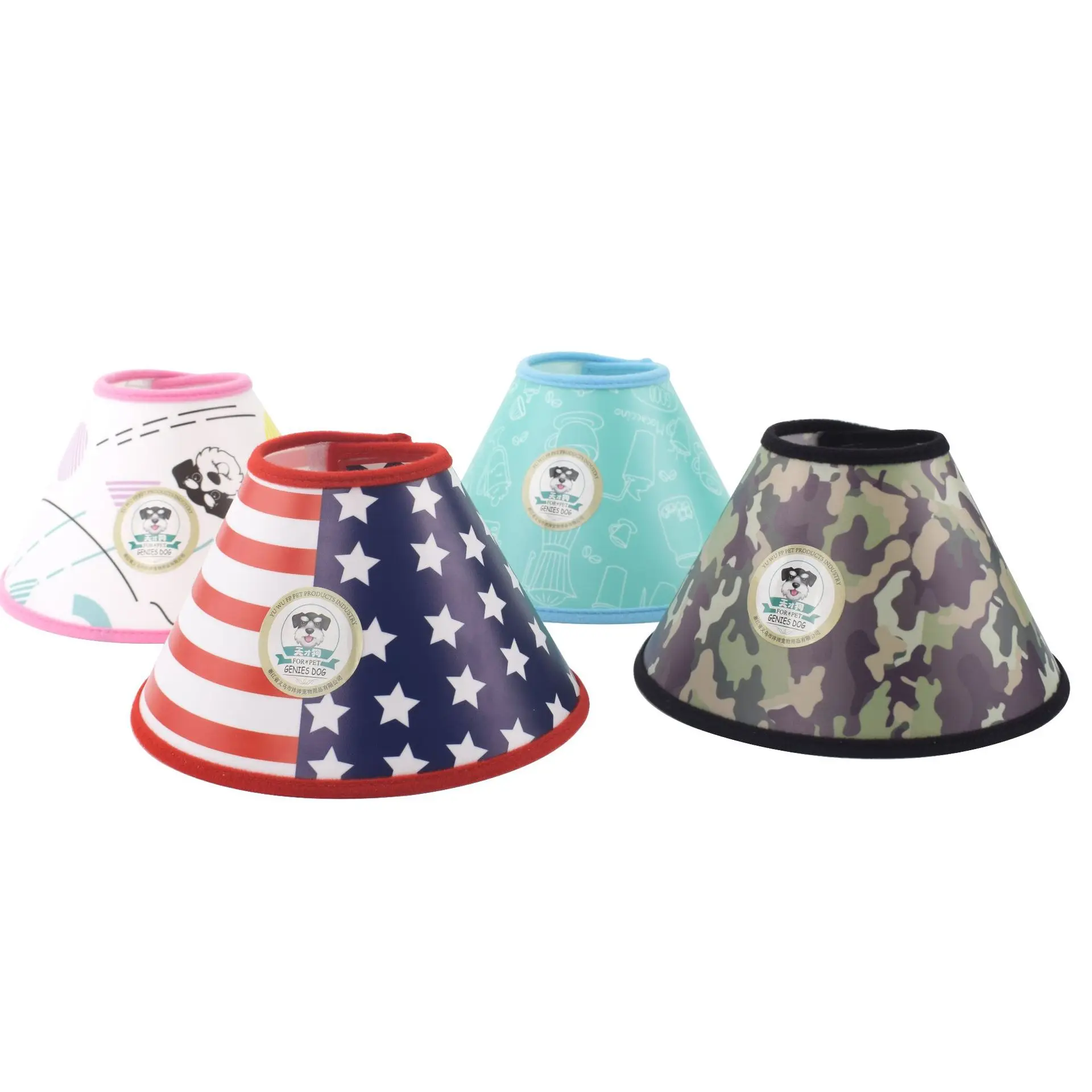 

Elizabeth Flag Dog Collar Anti-bite Cat Protective Ring Puppy Grooming Headgear Kitten Pet Supplies Chihuahua Accesorios