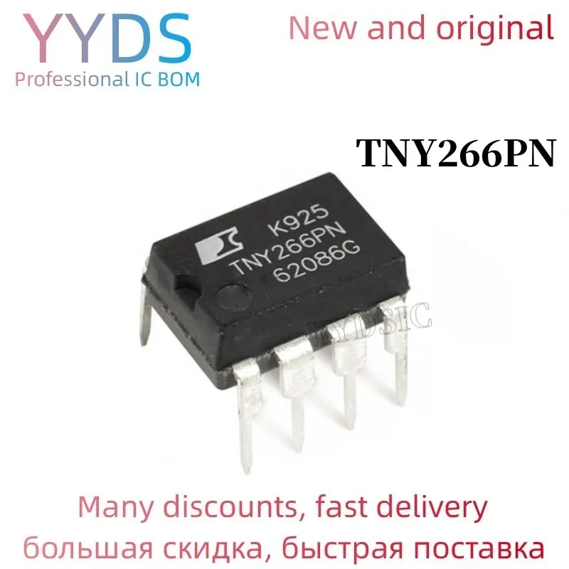 Вертикально DIP7 TNY266P TNY266PN TNY266, 10 шт., абсолютно новые, Аутентичные пятна, можно купить напрямую
