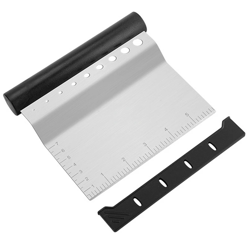 

Новый резак для теста из нержавеющей стали, нуга со шкалой, резак для теста, муки, резка, пилинг, инструменты для ванили, инструменты для выпе...