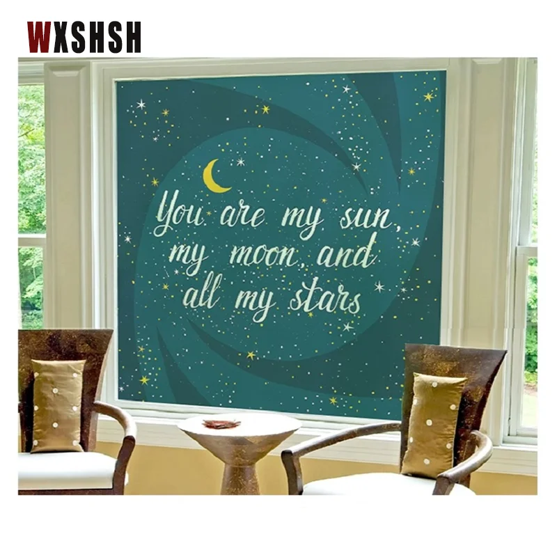 

Electrostatic Glass Sticker Customized Size Cartoon Private Home Decals Film For Window Sliding Door Cabinet Wardrobe 60cmx100cm