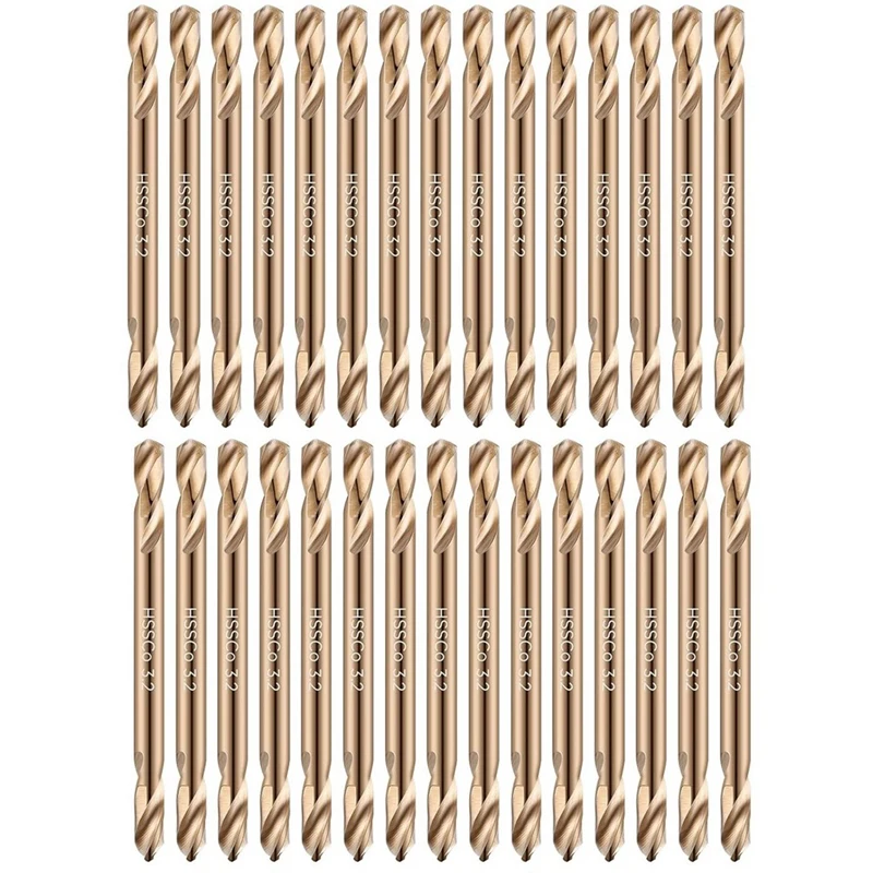 Кобальтовые сверла дюйма 30 шт. двухсторонние кобальтовые для закаленной стали