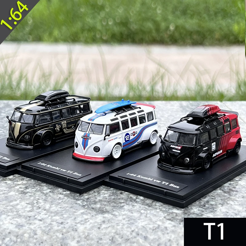 

1:64 Kombi T1 Bus Diecast Alloy Model Car decoration model toys
